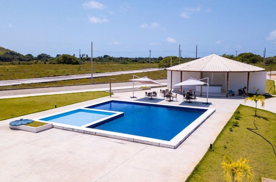 Área da piscina do Chácaras da Barra